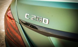 Dán-Đổi-Màu-Xe-Mercedes-c200-Xanh-Lục