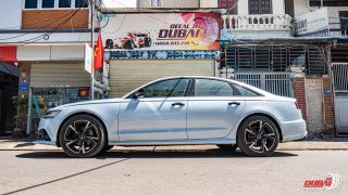 Dán Đổi Màu Xe Audi Bạc