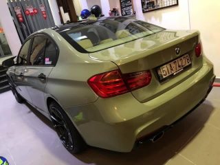 Dán Đổi Màu Xe BMW 320i Xanh Lá