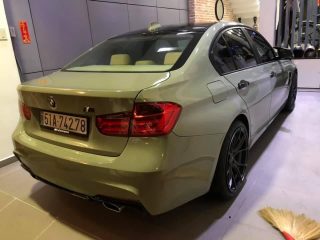 Dán Đổi Màu Xe BMW 320i Xanh Lá