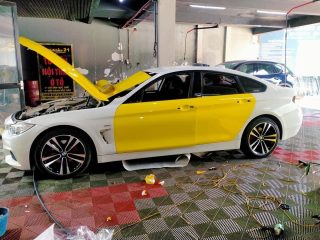Dán Đổi Màu Xe BMW 430i Vàng