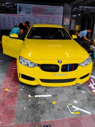 Dán Đổi Màu Xe BMW 430i Vàng