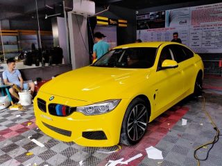 Dán Đổi Màu Xe BMW 430i Vàng