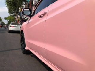 Dán Đổi Màu Xe Honda Civic Màu Hường