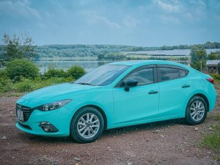 Dán Đổi Màu Xe Mazda 3 Xanh Ngọc