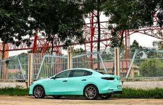 Dán Đổi Màu Xe Mazda 3 Xanh Ngọc