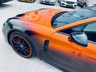 Dán Đổi Màu Xe Porsche 2 Màu