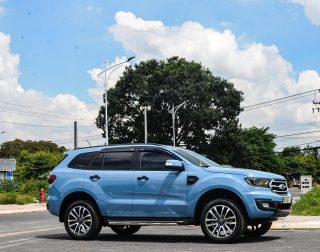 Dán Đổi Màu Xe Toyota Fortuner Blue Sky