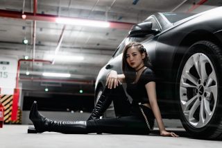 Dán Đổi Màu Xe Vinfast Lux A Đen Lì