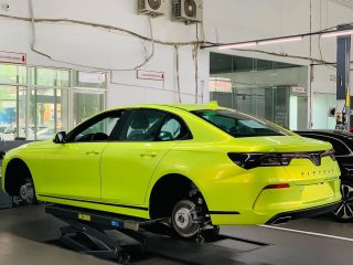 Dán Đổi Màu Xe Vinfast Lux A Vàng Chanh