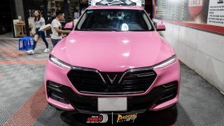 Dán Đổi Màu Xe Vinfast Lux SA Hồng 1