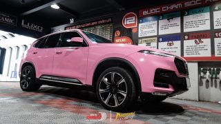 Dán Đổi Màu Xe Vinfast Lux SA Hồng