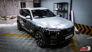 Dán-Đổi-Màu-Xe-Vinfast-Lux-SA-Style-Đen-Trắng