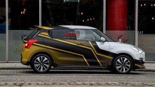 Tem Xe Swift Tại Dubaiwrap