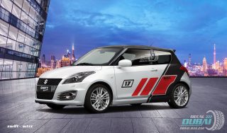 Tem Xe Swift Tại Dubaiwrap