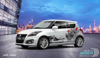 Tem Xe Swift Tại Dubaiwrap