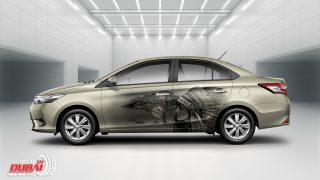Tem Xe Vios Tại Dubaiwrap
