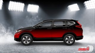 Wrap Đổi Hai Màu Đỏ Đen Xe Honda CR-V