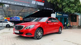 Dán Đổi Màu Xe Mercedes E300 Đỏ