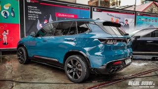 Dán Đổi Màu Xe Vinfast President Xanh Pha Lê