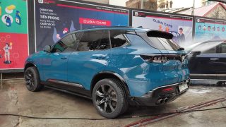 Dán Đổi Màu Xe Vinfast President Xanh Pha Lê